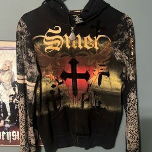 Vintage Smet Zip Up By Christian Audigier